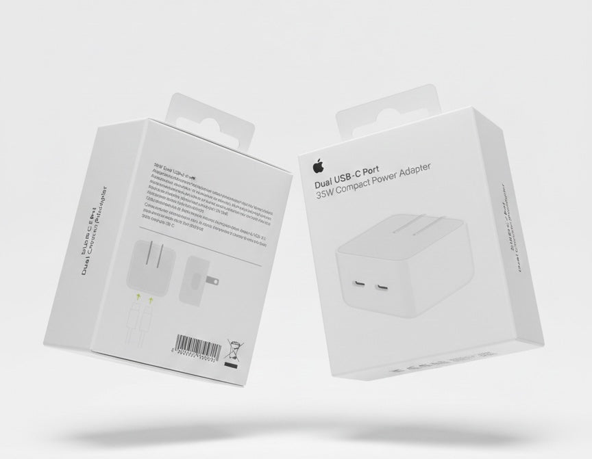 Adaptador de Corriente Apple Dual USB-C 35W