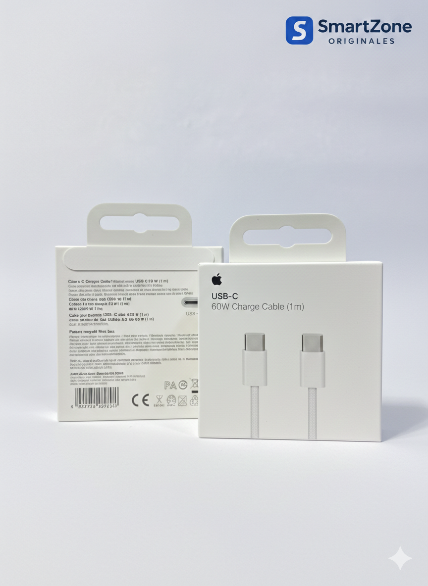 Cable de Carga Apple USB-C a USB-C 60W (1 metro)