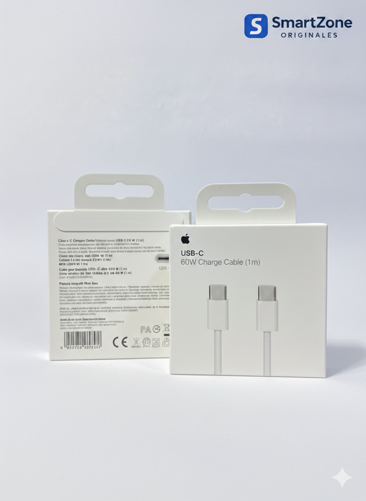 Cable de Carga Apple USB-C a USB-C 60W (1 metro)